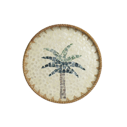 Bakke rattan "Palmtree" - rund