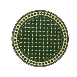 Mosaikbord "Dijon" - gr�n