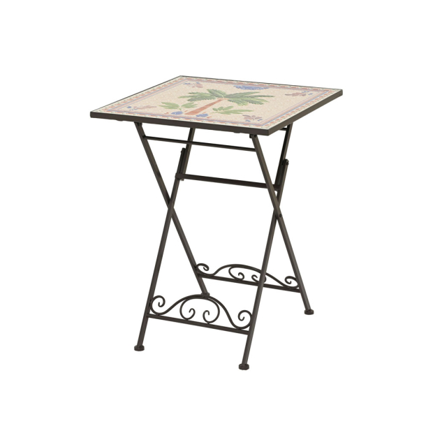 Mosaikbord "Havanna" - brun