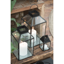 Lanterne "Norr" sort metal