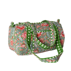 Rejsetaske artisan - gr�n blomster