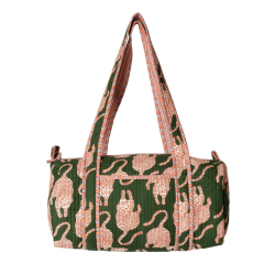 Rejsetaske artisan - m�rkegr�n tiger