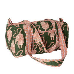 Rejsetaske artisan - m�rkegr�n tiger