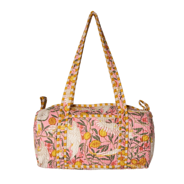 Rejsetaske artisan - pink tropical