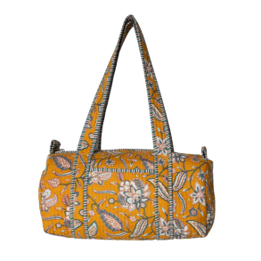 Rejsetaske artisan - mustard paisley