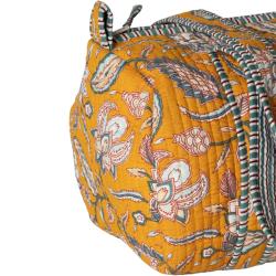 Rejsetaske artisan - mustard paisley