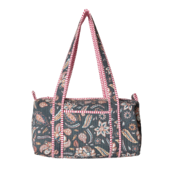 Rejsetaske artisan - bl� paisley