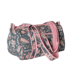 Rejsetaske artisan - bl� paisley