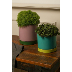 Urtepotte violet/grn/pink - 18 cm.