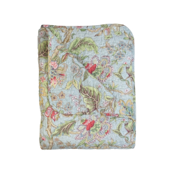 Quilt tppe - lysebl med blomster