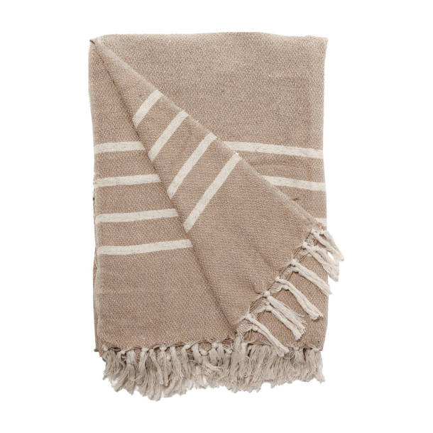 Sengetppe "Mila" - beige/natur