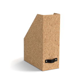 Magasinholder - kork - mrk lder