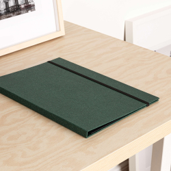 Elastikmappe - Mrkegrn