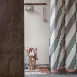 Badeforhng "Diagonal" - dark olive