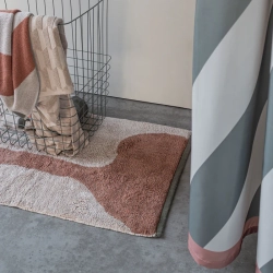 Badeforhng "Diagonal" - dark olive