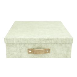 Arkivboks A4 - hr - lys lder