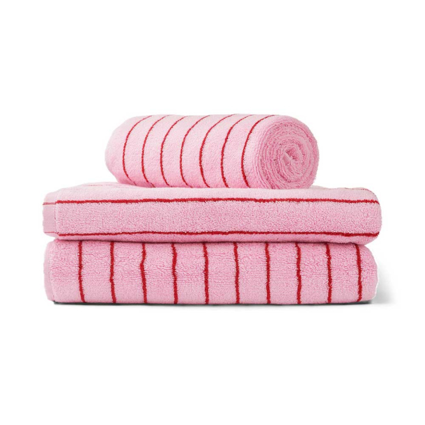 Bongusta badeh�ndkl�de "Naram" - baby pink/ski patrol