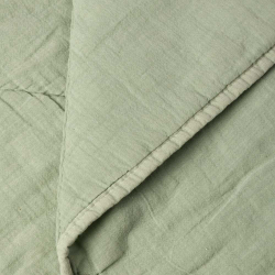 Quiltet senget�ppe - Light mint