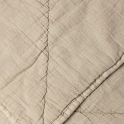 Quiltet senget�ppe - Beige