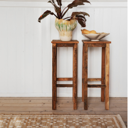 Lber i jute - natur/hvid