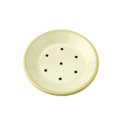 Sbeskl emalje - lysebl/gul/creme