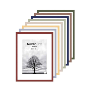 Malede tr�rammer - 30x40 cm. - flere farver