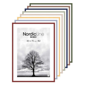 Malede tr�rammer - 50x70cm. - flere farver