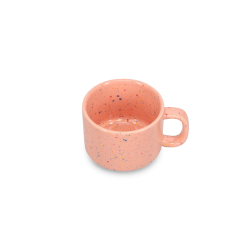 Kop med hank ''Fika'' - Lyserd