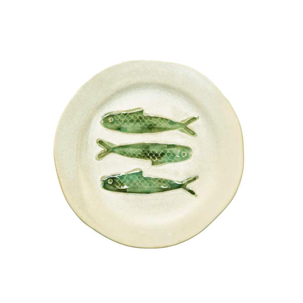 Frokosttallerken i stent�j ''Sardine'' - Gr�n