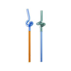 Glassugerr - Bl/grn - St med 2 stk. 