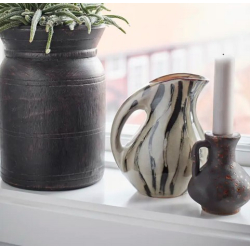 Keramikkande - stribet