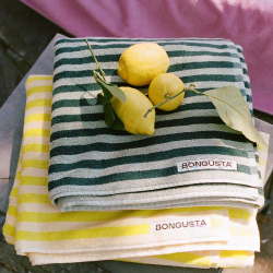 Bongusta h�ndkl�de "Naram" - sea foam/deep teal