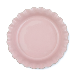Rundt fad "Proper pie dish" - pink