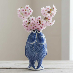 Vase - ''Blue fish''