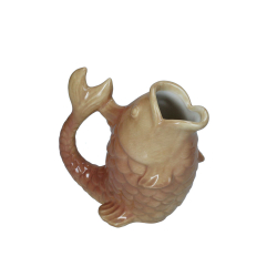 Fiskevase - Rosa/mustard