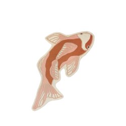 Gulvtppe "Koi" - orange/pumpkin