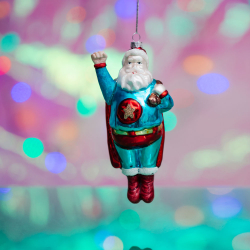 Glasornament - Super santa