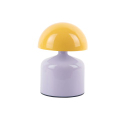 LED lampe "Funky Impetu" - lilla/gul