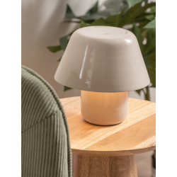 Bordlampe "Afan" - creme