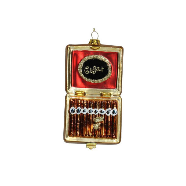 Glasornament - Cigarkasse