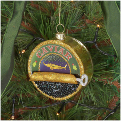 Glasornament - kaviar