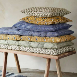 Hynde til b�nk - Bl� tern