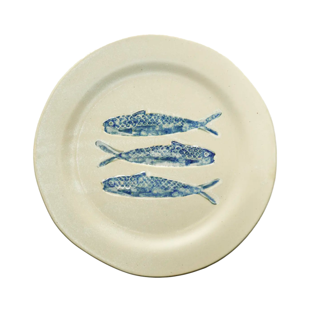 Middagstallerken i stent�j ''Sardine'' - Bl�