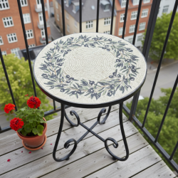 Mosaik sidebord "Olives" - natur