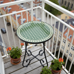 Mosaik sidebord "Dijon" - gr�n