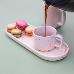 Serveringstallerken ''Fika'' - creme