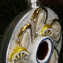 Glasornament - sters tallerken