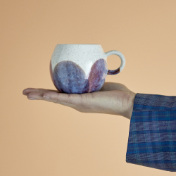 Krus "Paula" - lilla/rosa/grn