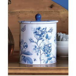 Dse rund "Blue flower"