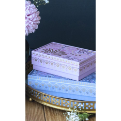 Firkantet dse fugle "Filigree" - syren